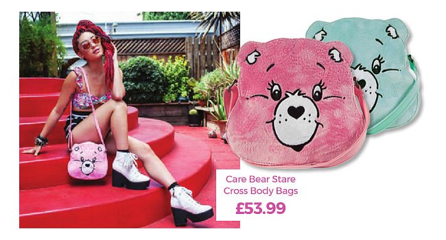 Fluffy Care Bear Stare Cross Body Bags Fluffy Care Bear Stare Cross Body Bags