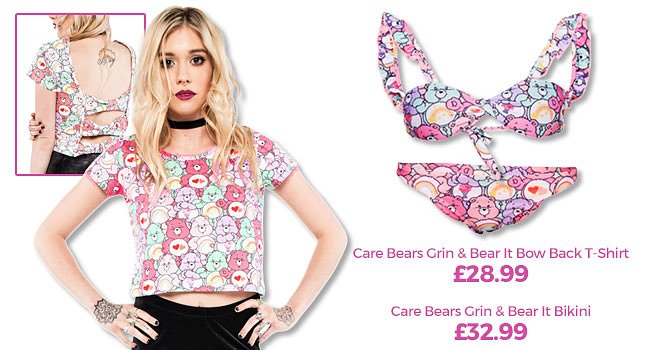 Care Bears Bow Back Top and Care Bears Bikini Care Bears Bow Back Top and Care Bears Bikini