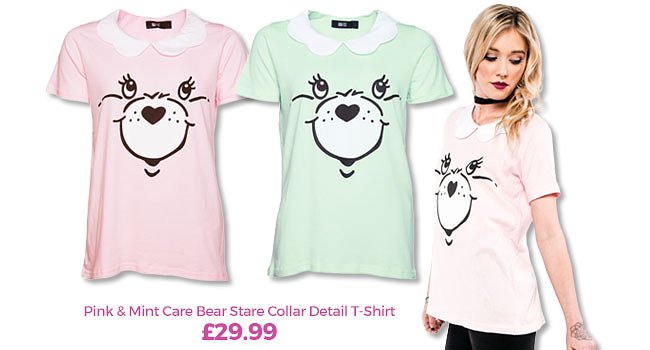 Care Bear Stare Collar Detail T-Shirts Care Bear Stare Collar Detail T-Shirts