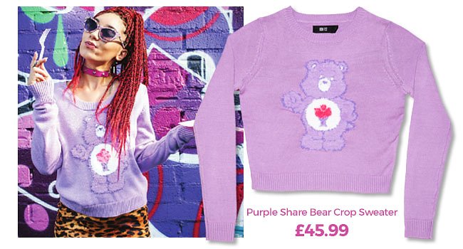 Share Bear Crop Sweater Share Bear Crop Sweater