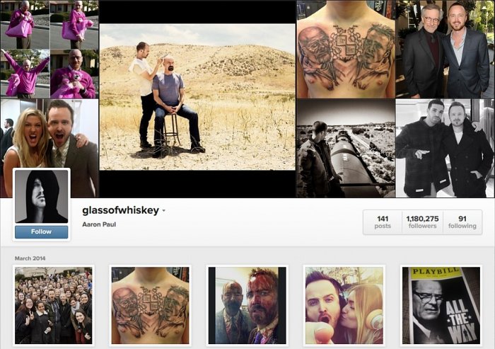 Arron Paul Instagram