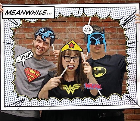 DC Comics Photobooth Set