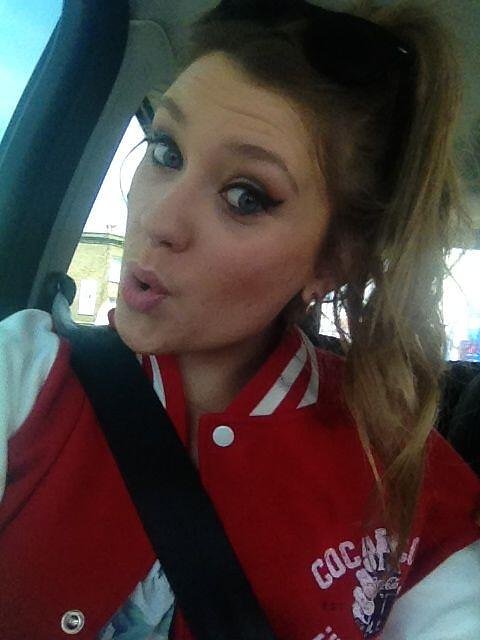 Ella Henderson Coca Cola Varsity Ella Henderson spotted in our Ladies Coca-Cola University Varsity Jacket £39.99