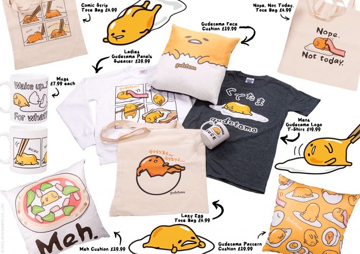 Gudetama clothing gifts