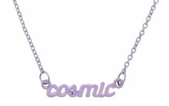Iridescent Lilac Nineties Cosmic Necklace