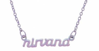 Iridescent Lilac Nineties Nirvana Necklace