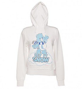 Ladies Care Bears Let It Snow Hoodie