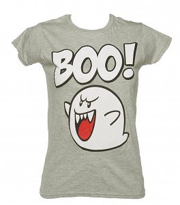 Ladies_Grey_Skinny_Nintendo_Boo_T_Shirt_hi_res Nintendo