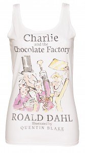 Ladies_Roald_Dahl_Charlie_And_The_Chocolate_Factory_Vest_hi_res Roald Dahl