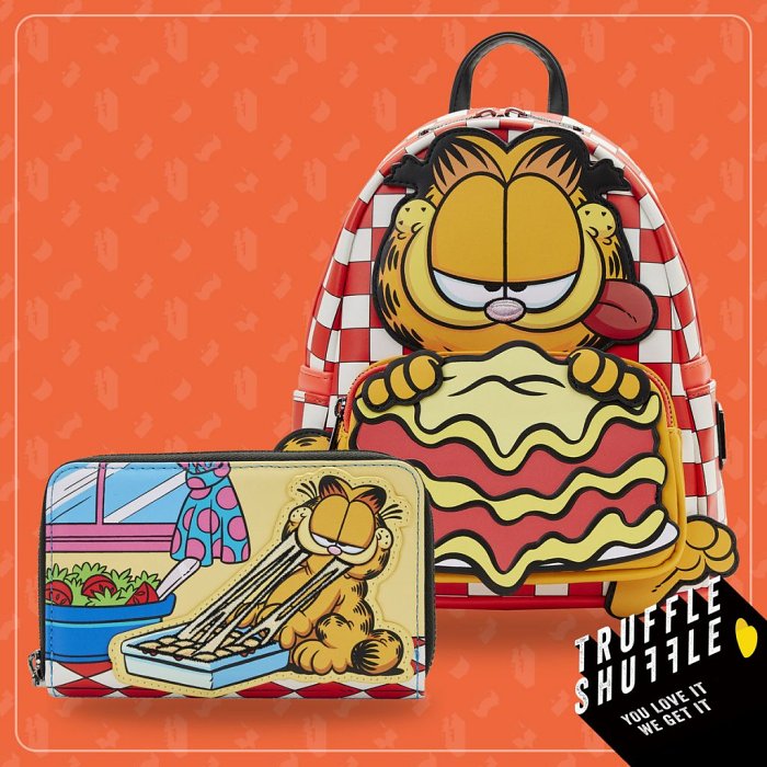 Outlets Loungefly Garfield Loves Lasagna Mini Backpack