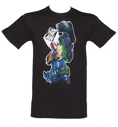 Mens_Black_I_Am_The_Law_Judge_Dredd_T_Shirt_500_478_514_76 Men's Black I Am The Law Judge Dredd T-Shirt £17.99