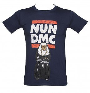 Mens Navy Nun DMC T-Shirt from Cool Toons - £19.99
