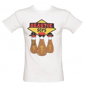 Mens White Beastie Soys T-Shirt from Cool Toons - £19.99