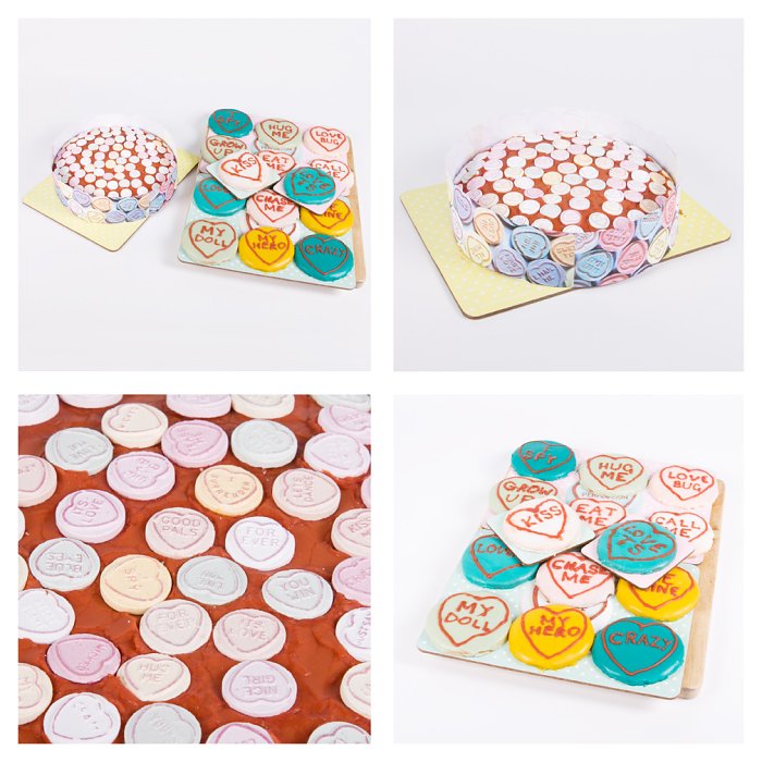 Michelle_love_hearts_cake_group_low Love hearts cake, love hearts cookie, love hearts baking