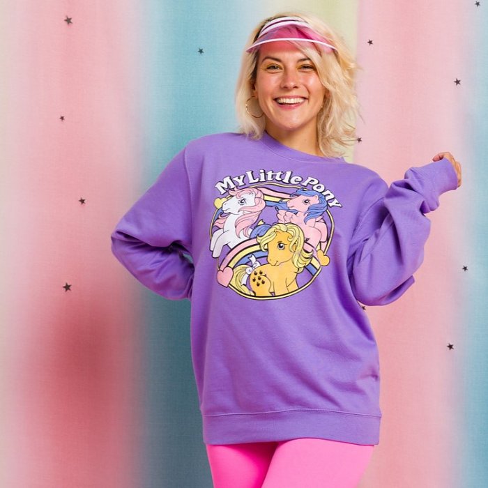 My Little Pony Rainbow Party Lavender Sweater