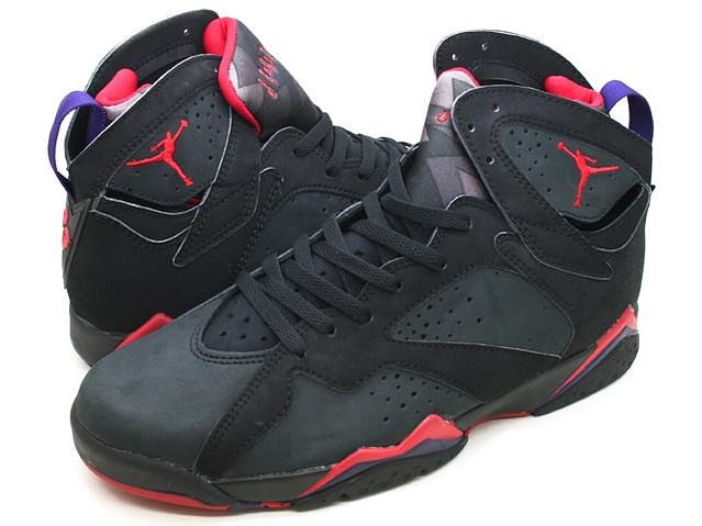 Nike Air Jordan Original 7 VII Black Dark Charcoal True Red
