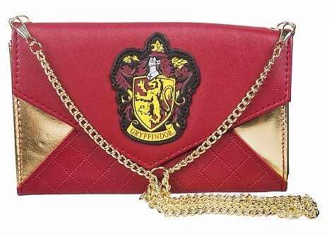 Red And Gold Harry Potter Clutch Bag With Chain