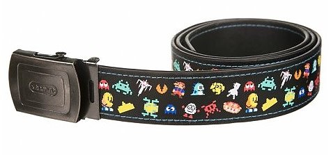 Retro Gaming Pixels Characters Belt