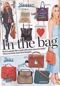 Guns N Roses Canvas Shopper in Reveal Magazine 06.Sept.11