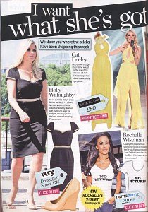 Rochelle Wiseman 'Get The Look' in Reveal 30.August.11