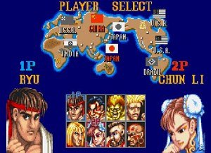 Street Fighter 2 Character Select Street Fighter