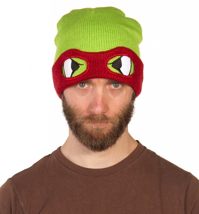Teeange_Mutant_Ninja_Turtles_Raphael_Beanie_Hat_Model