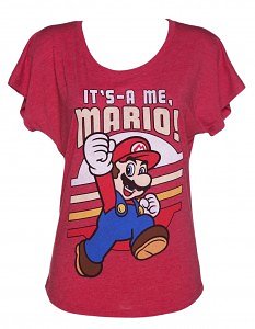 TruffleShuffle_com_Ladies_Red_Marl_Nintendo_Its_Me_Mario_Slouch_Dolman_T_Shirt_29_99_hi_res