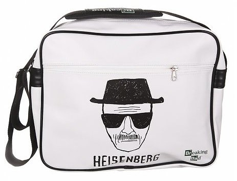 White PU Heisenberg Sketch Breaking Bad Messenger Bag