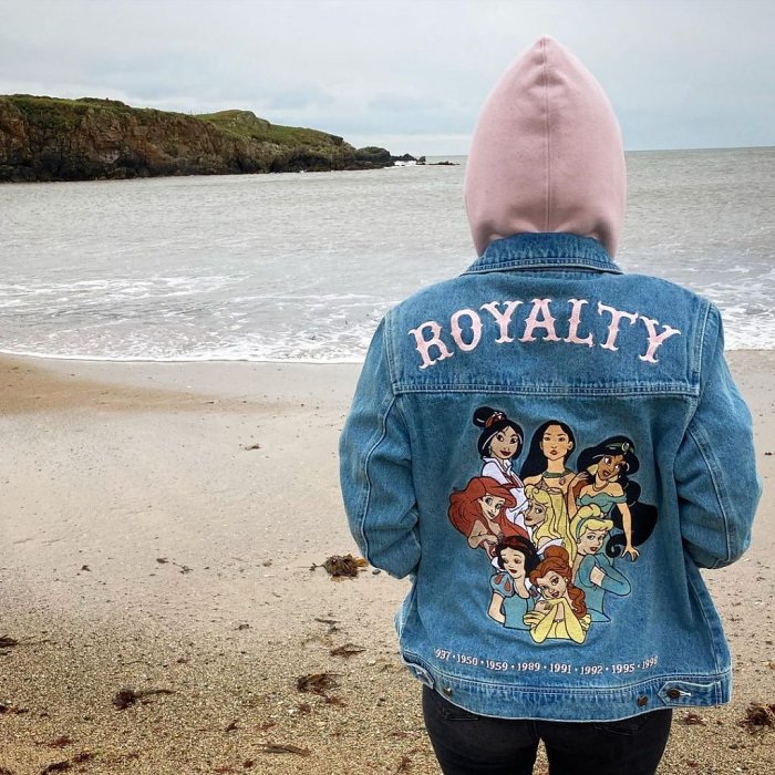 Disney princess royalty denim clearance jacket