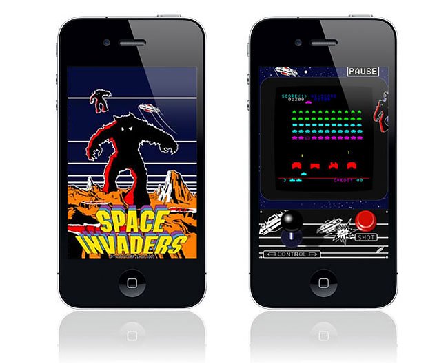 Space Invaders on a Smartphone